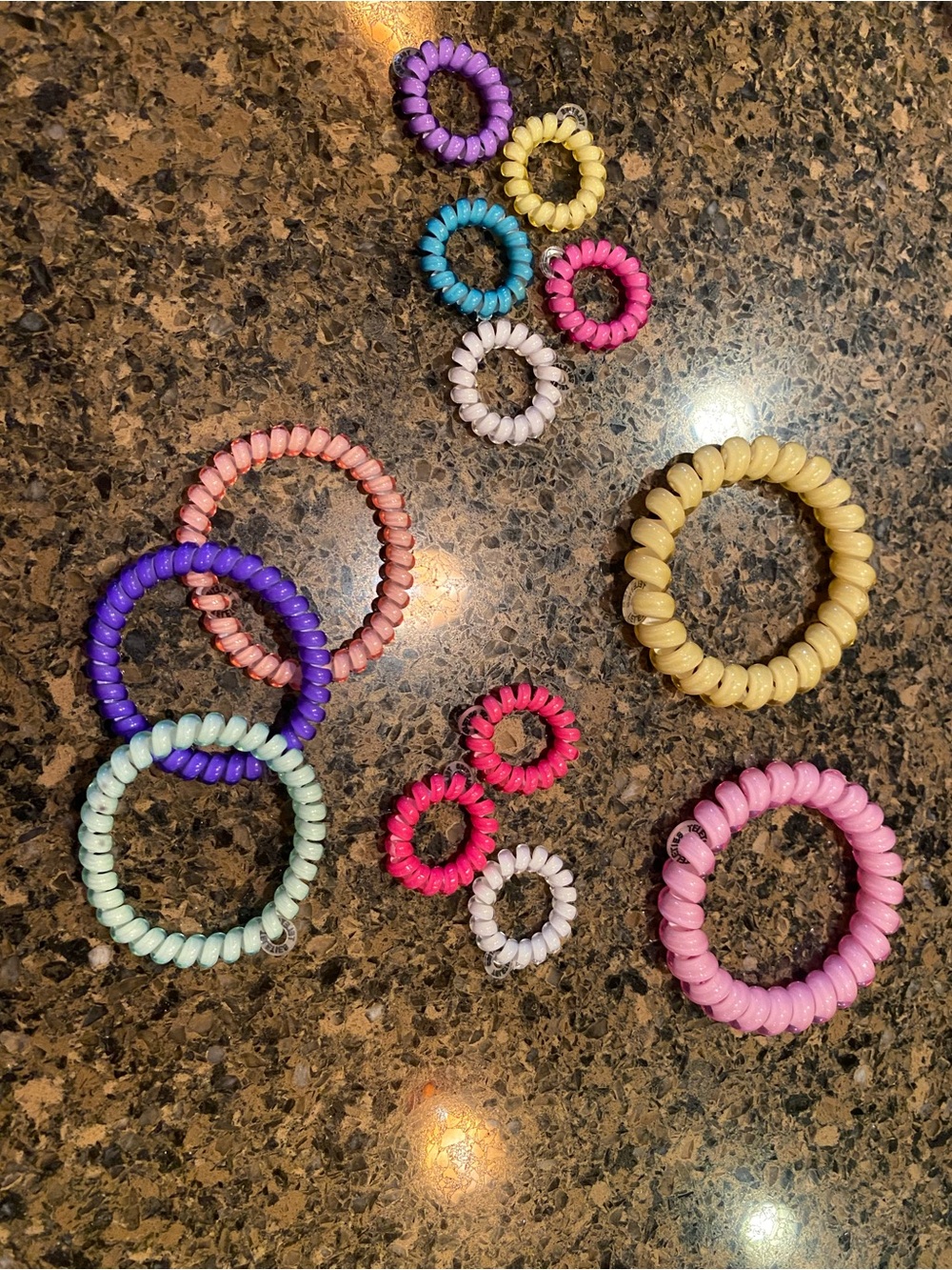 Teleties Hair Tie Set - Mixed Pastel Colors and Sizes